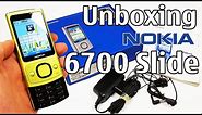 Nokia 6700 Slide Unboxing 4K with all original accessories RM-576 review