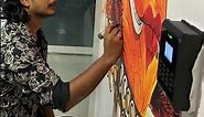 Creating a Theyyam Mural at Prayan Animation Studio | Behind the Scenes