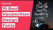 10 Best Handwritten Fonts [2020]