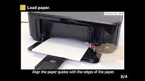 PIXMA MG3620: Setting Up the Paper for Printing