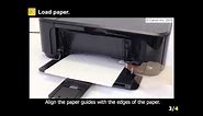 PIXMA MG3620: Setting Up the Paper for Printing