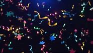 Aesthetic Confetti Background | Colorful Confetti Background | Confetti Video Overlay_03