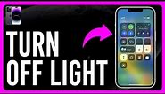 How to Turn Off the Light on an iPhone (Turn the Flashlight On or Off on Your iPhone)
