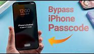 How to Bypass iPhone Passcode If Forgot