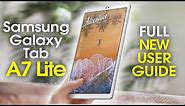Samsung Galaxy Tab A7 Lite Complete New User Guide | Galaxy Tab A7 for New Users | H2TechVideos