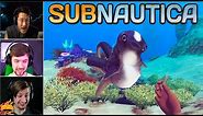 Gamers Reactions to the Cuddle Fish (Cute Fish) | Subnautica