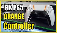 How to Fix Orange or Yellow Light on PS5 Controller (Not Connecting)