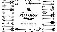 60 Premium Handdrawn Arrows Clipart