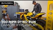 Damon Hypersport | 200 MPH Dyno Run