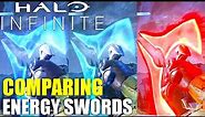 Comparing Energy Swords in Halo Infinite (Damage/Speed/ETC...)