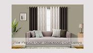 Taupe Geometric Curtains 84 Inches Long for Living Room 2 Panels 50% Blackout Window Design Moroccan Damask Patterned Neutral Contemporary Curtains for Dining Room Bedroom,Grey Tan Beige/Light Brown