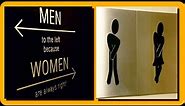 TOILET HUMOR - The Most Creative Bathroom Signs Ever, Part 1
