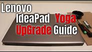 Lenovo IdeaPad Yoga 13 Ram and SSD Drive Upgrade Tutorial Guide in 2020