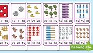 Counting in 5s Matching Peg Activity
