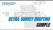 Detail Survey Drafting Sample | Civil Outsourcing