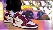 Air Jordan 1 High OG Bordeaux Review and On Foot in 4K