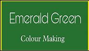 How To Make Emerald Green Colour | Acrylic Colour Mixing | Colour Making | Acrylic Mixing Colour
