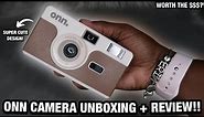 ONN Reusable [ 35mm ] 📸 Camera w/ Setup Unboxing + Review!! 📦 *WALMART FINDS* | WORTH THE $$$?✨