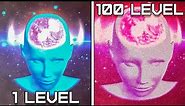 Galaxy Brain meme 100 LEVELS BASS BOOSTED