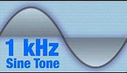 1kHz Sine Wave Test Tone Signal