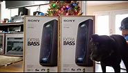 Sony gtk-xb90 home audio system extra bass unboxing and demonstration.
