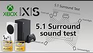Xbox Audio test I 4K HDR 5.1 Dolby, Atmos, DTS I Series X, S