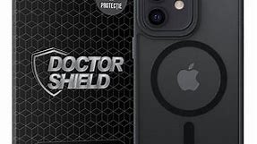 Husa de Protectie, Compatibila Apple iPhone 12, Doctor Shield Fantom, MagSafe - Negru - eMAG.ro