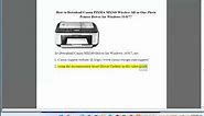 Download Canon PIXMA MX340 Wireless All-in-One Photo Printer Driver for Windows 11/10/8/7