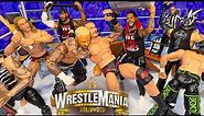 Usos vs Rk-Bro vs DX vs Darby Allin & Willow Action Figure Match! WrestleMania Hollywood