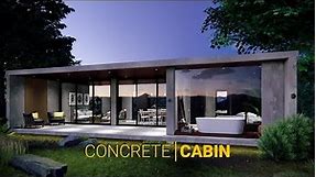 CONCRETE CABIN - Small House Design