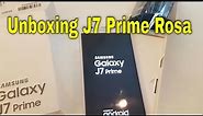 Unboxing J7 Prime Rosa Samsung Galaxy