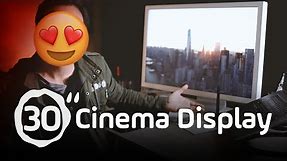The 30-inch Apple Cinema Display in 2020 is AWESOME!!!