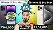 Flipkart Big Billion Day sale iPhone 14 Pro Max VS iPhone 15 Pro Max | Which 1 to BUY | 5 Reasons
