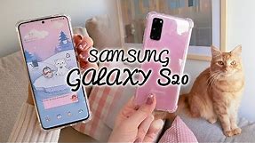 ❤︎ Samsung Galaxy S20 Phone Tour | Cloud Pink | KAWAII THEME ❤︎