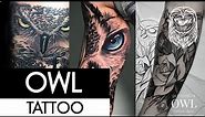 300 OWL Tattoos Ideas + Design (Tattoos ideas 2020 Guide)