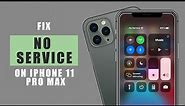 Fix "No Service" Problem on iPhone 11 Pro Max