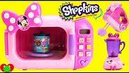 Minnie Mouse Marvelous Microwave with Shopkins Season 4 Food Fair Candy Jar