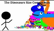 The Dinosaurs Size Comparison
