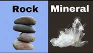How is a Rock different than a Mineral ?