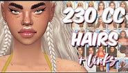 FEMALE HAIR COLLECTION (PART 2) 🌺 | sims 4 maxis match cc + links