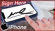How To Sign Documents With The iPhone and How To Sign PDF On iPhone
