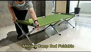 Military folding camping bed army cot -TOP