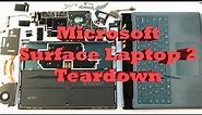 Microsoft Surface Laptop 2 Full Disassembly Teardown Guide