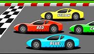 Colors with Racing Cars
