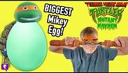 Biggest Mikey Surprise Egg! TMNT Toys on HobbyFamilyTV
