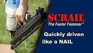 Scrail 2-1/2 in. x 1/9 in. 20-Degree Plastic Strip Versa Drive-Head FT Electro-Galvanized Nail Screw Fastener (1,000-Pack) SCFP21213FVEG