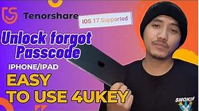 Tenorshare 4uKey - 2023 Hot iOS Unlocker | Unlock Every Type of Screen Passcode iOS17&iPhone 15