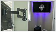 Minimalist TV Cable Management Tutorial - How to hide TV wires without cutting holes in your wall!!