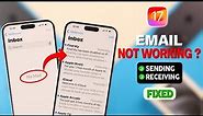 iOS 17: Email Not Working on iPhone 15's? - Fixed Receiving and Sending Issue!