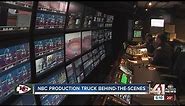 Behind-the-scenes: NBC production truck